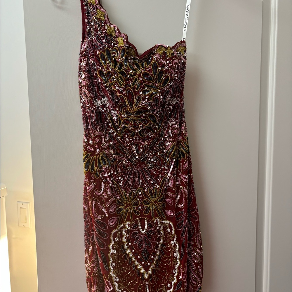 Rachel Allan short beaded dress - Picture 3 of 6